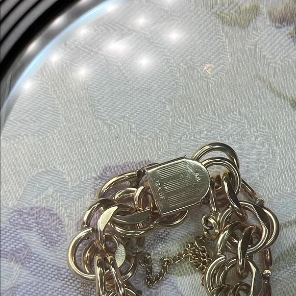 VTG Luxurious 12k Gold filled Link Bracelet - Picture 6 of 6
